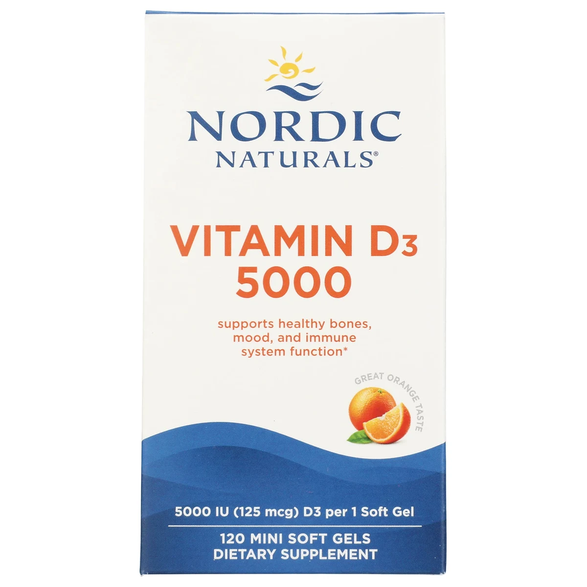 Nordic Naturals Vitamin D3 5000 - Orange
