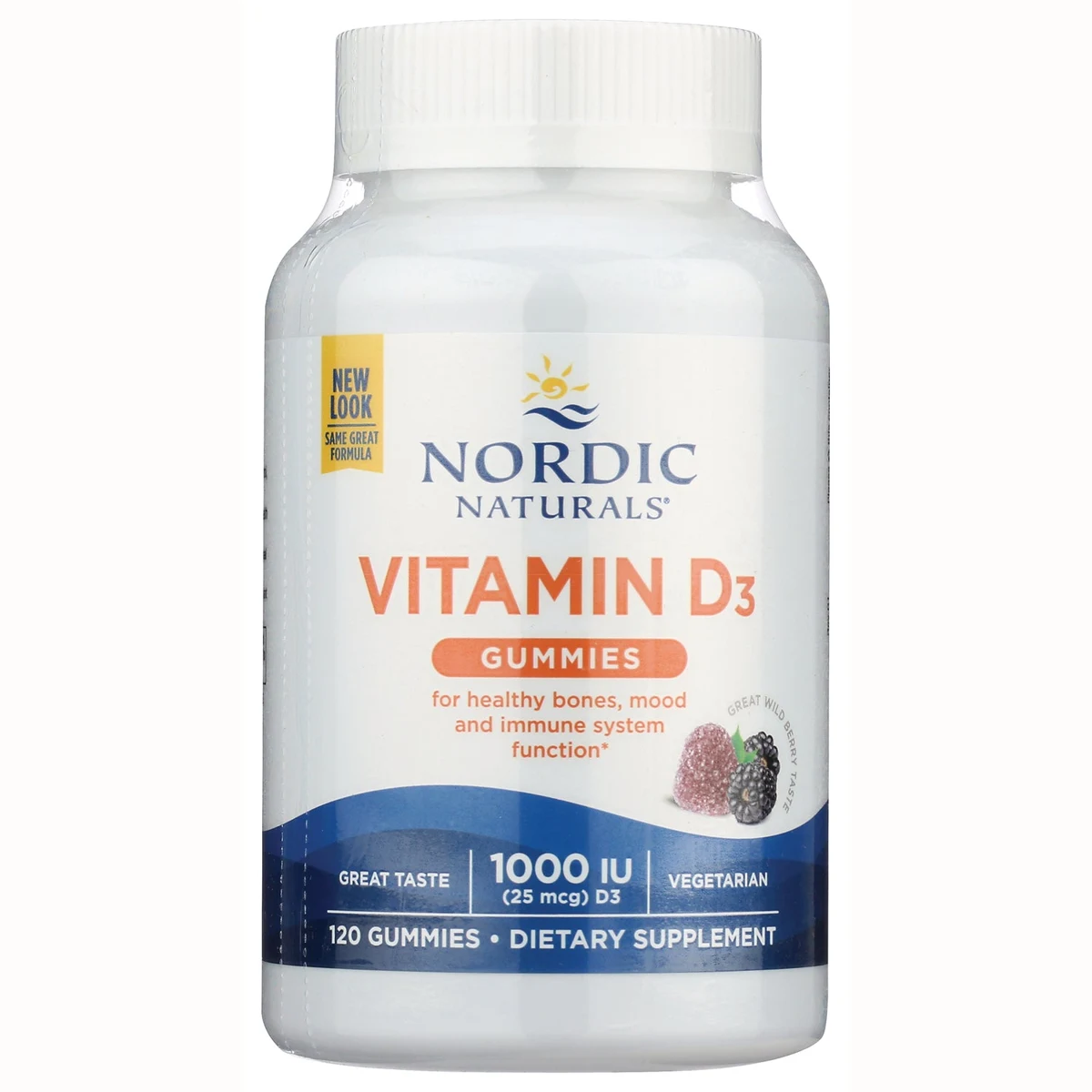 Nordic Naturals Vitamin D3 Gummies - Wild Berry