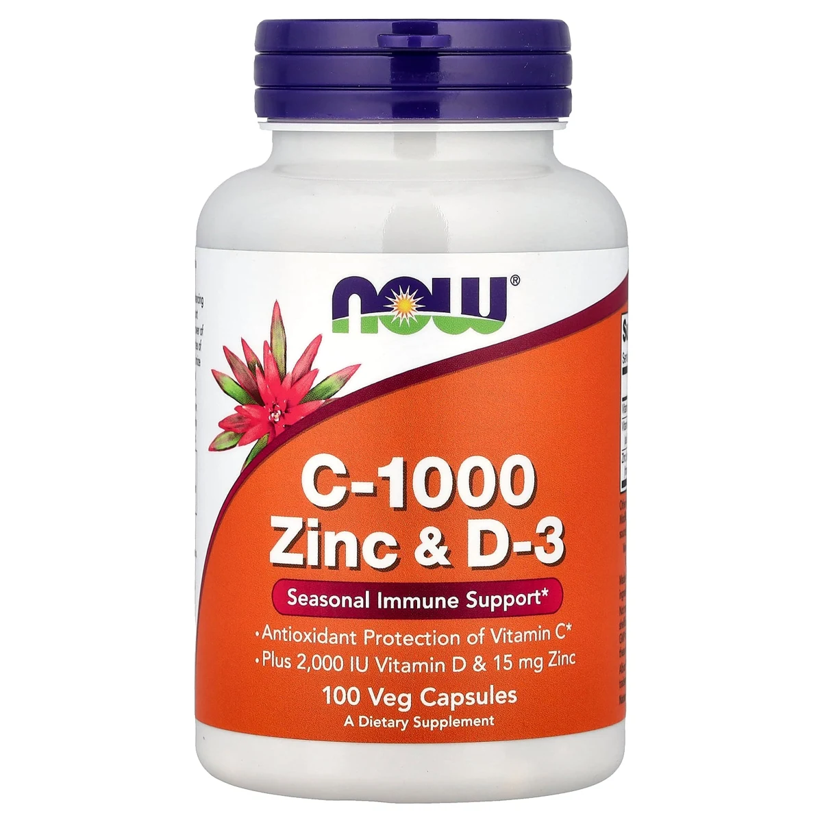 NOW Foods C-1000 Zinc & D-3