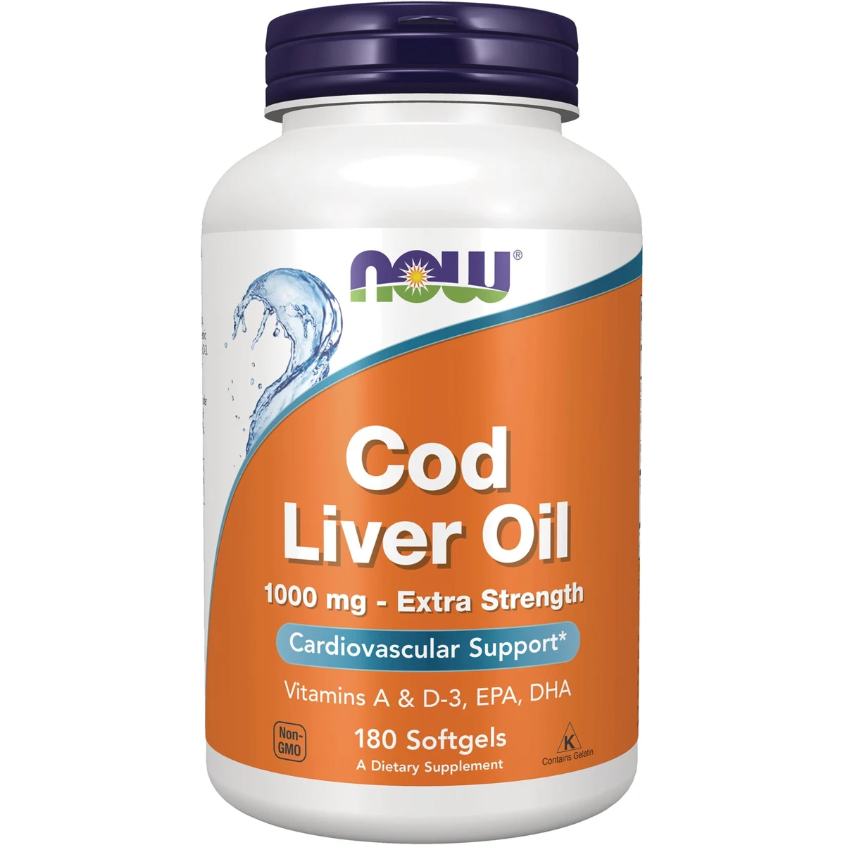 NOW Foods Cod Liver Oil Extra Strength
