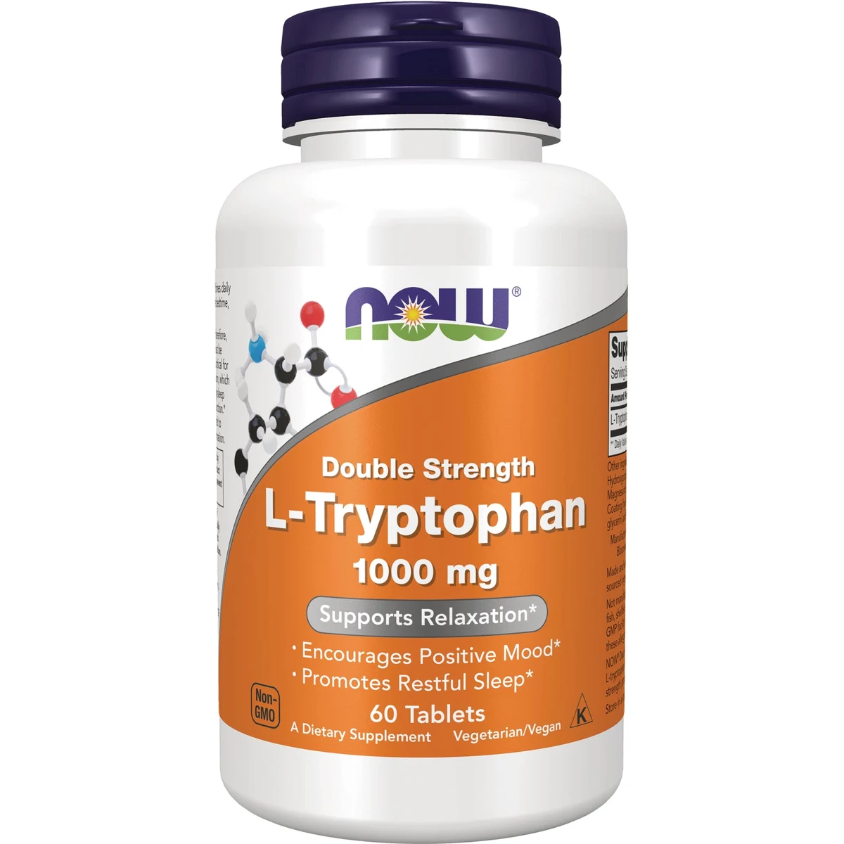 NOW Foods Double Strength L-Tryptophan