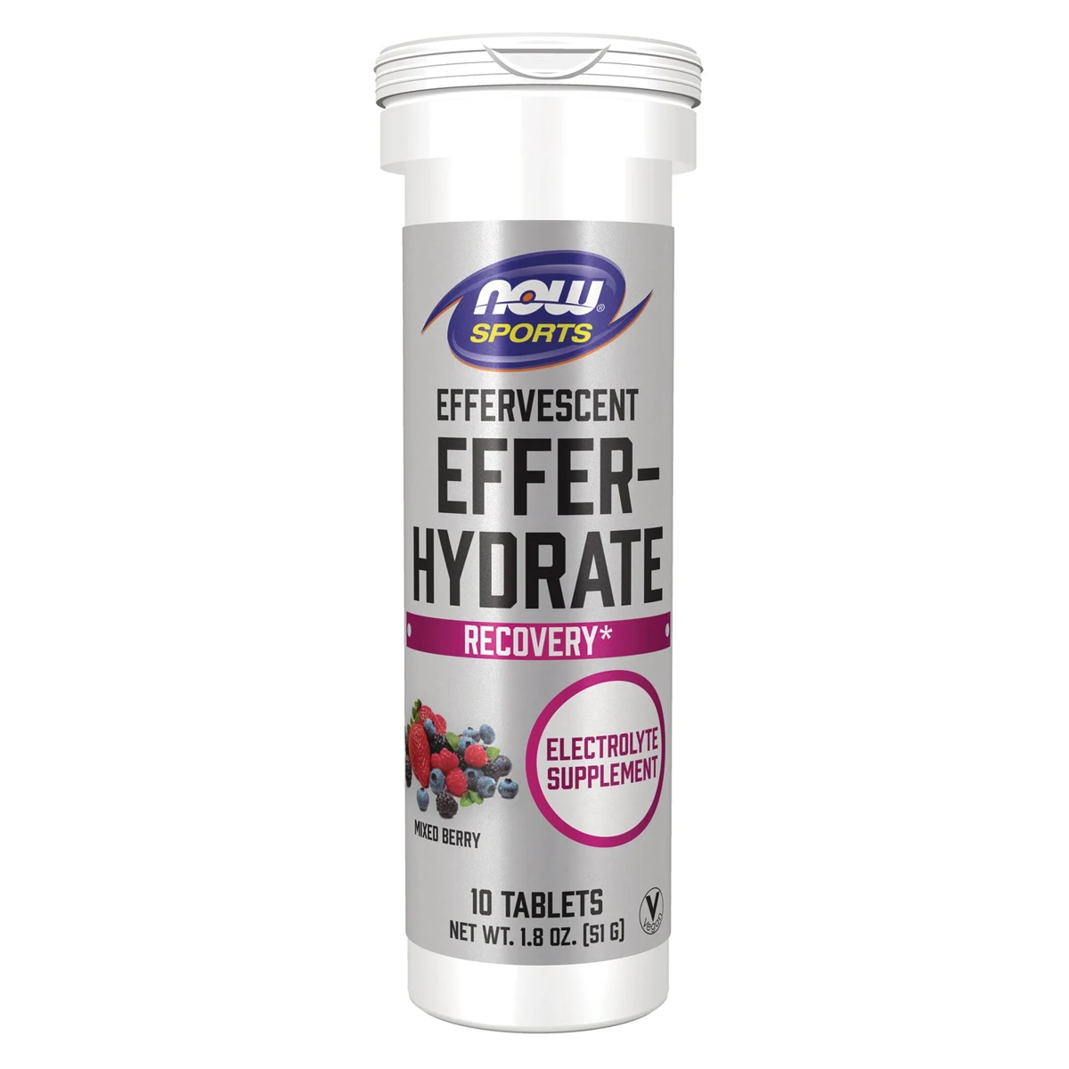 NOW Foods Effer-Hydrate - Mixed Berry