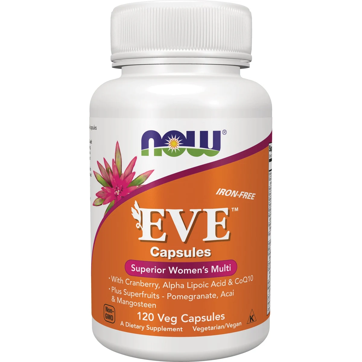 NOW Foods EVE Capsules Iron-Free