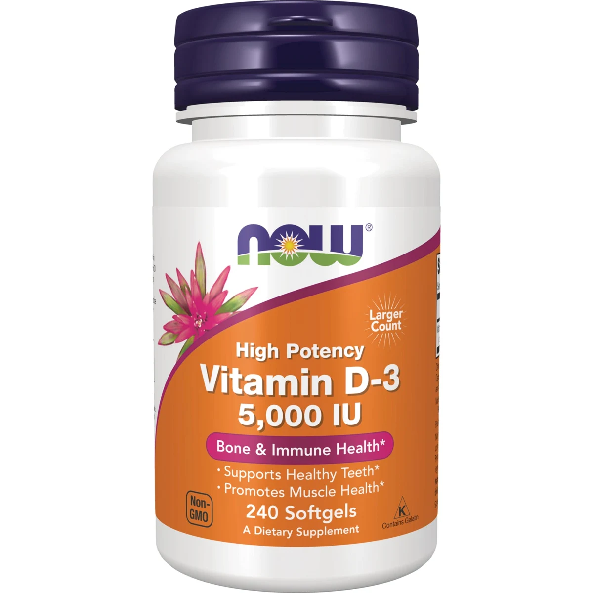 NOW Foods High Potency Vitamin D-3