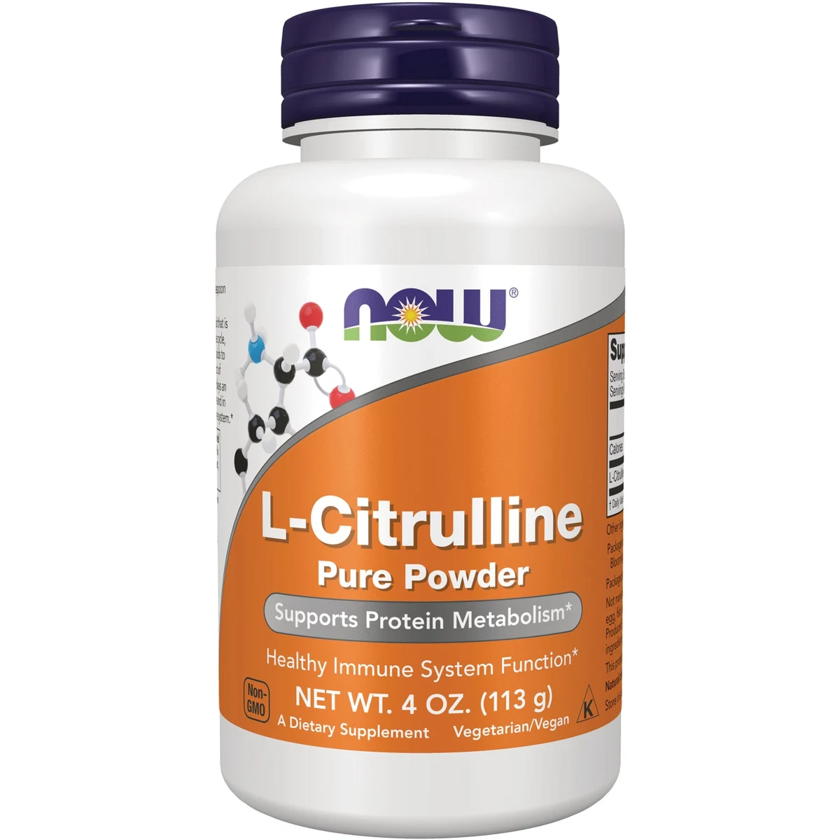 NOW Foods L-Citrulline Pure Powder
