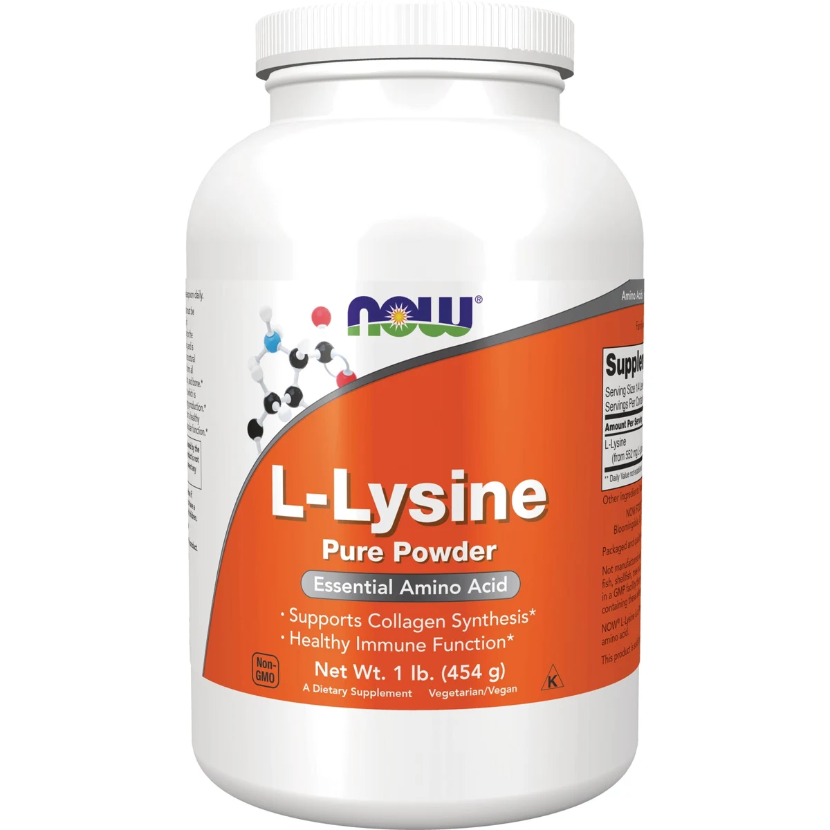 NOW Foods L-Lysine Pure Powder