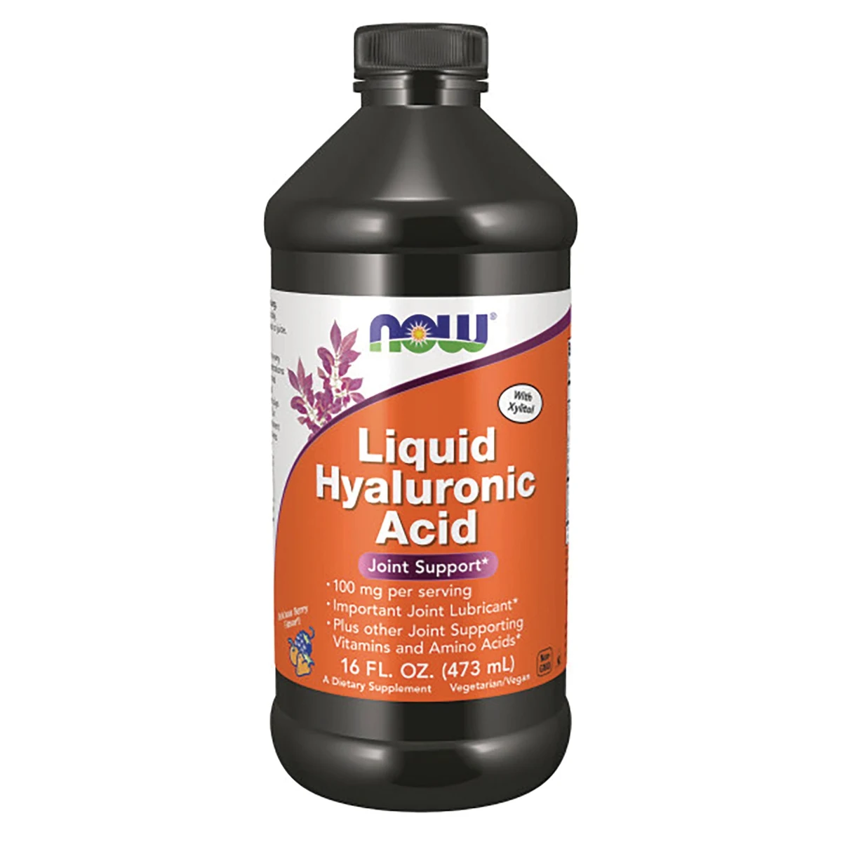 NOW Foods Liquid Hyaluronic Acid - Mixed Berry