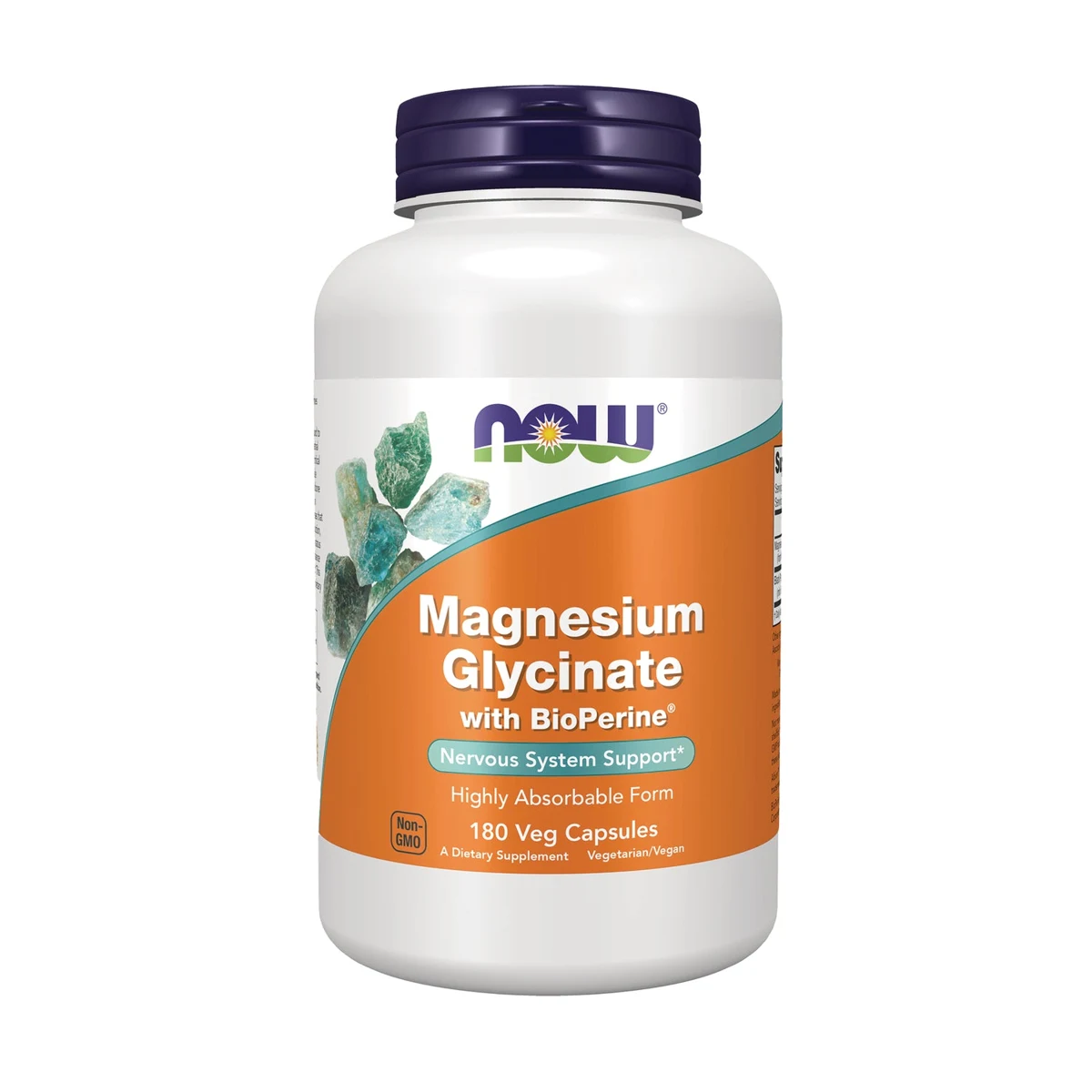 NOW Foods Magnesium Glycinate with BioPerine