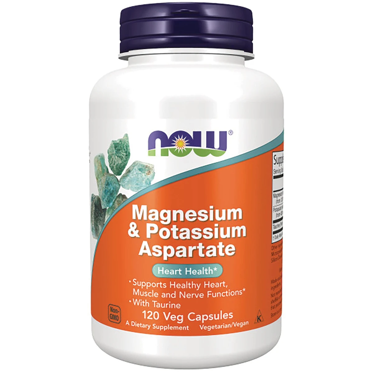 NOW Foods Magnesium & Potassium Aspartate