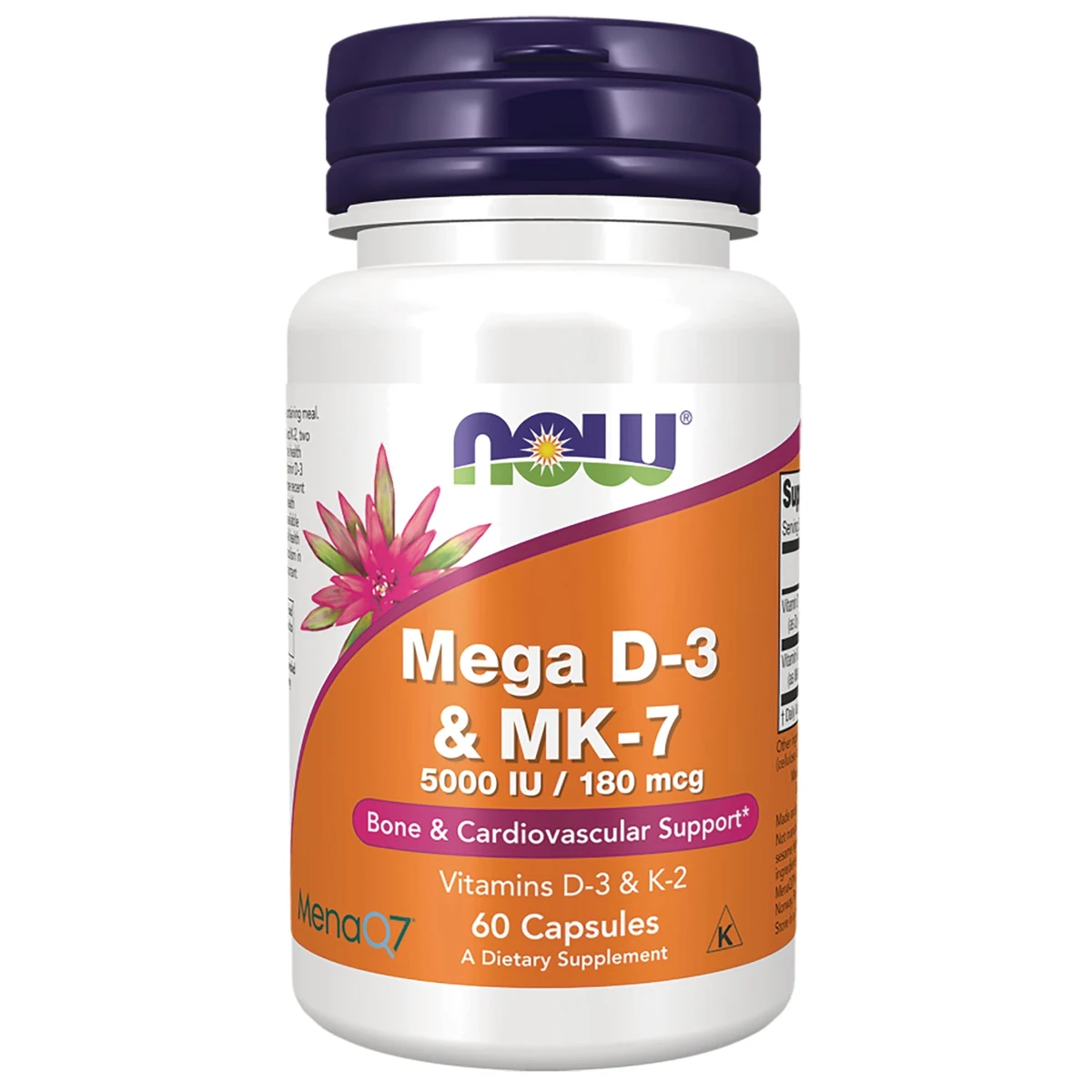 NOW Foods Mega D-3 & MK-7