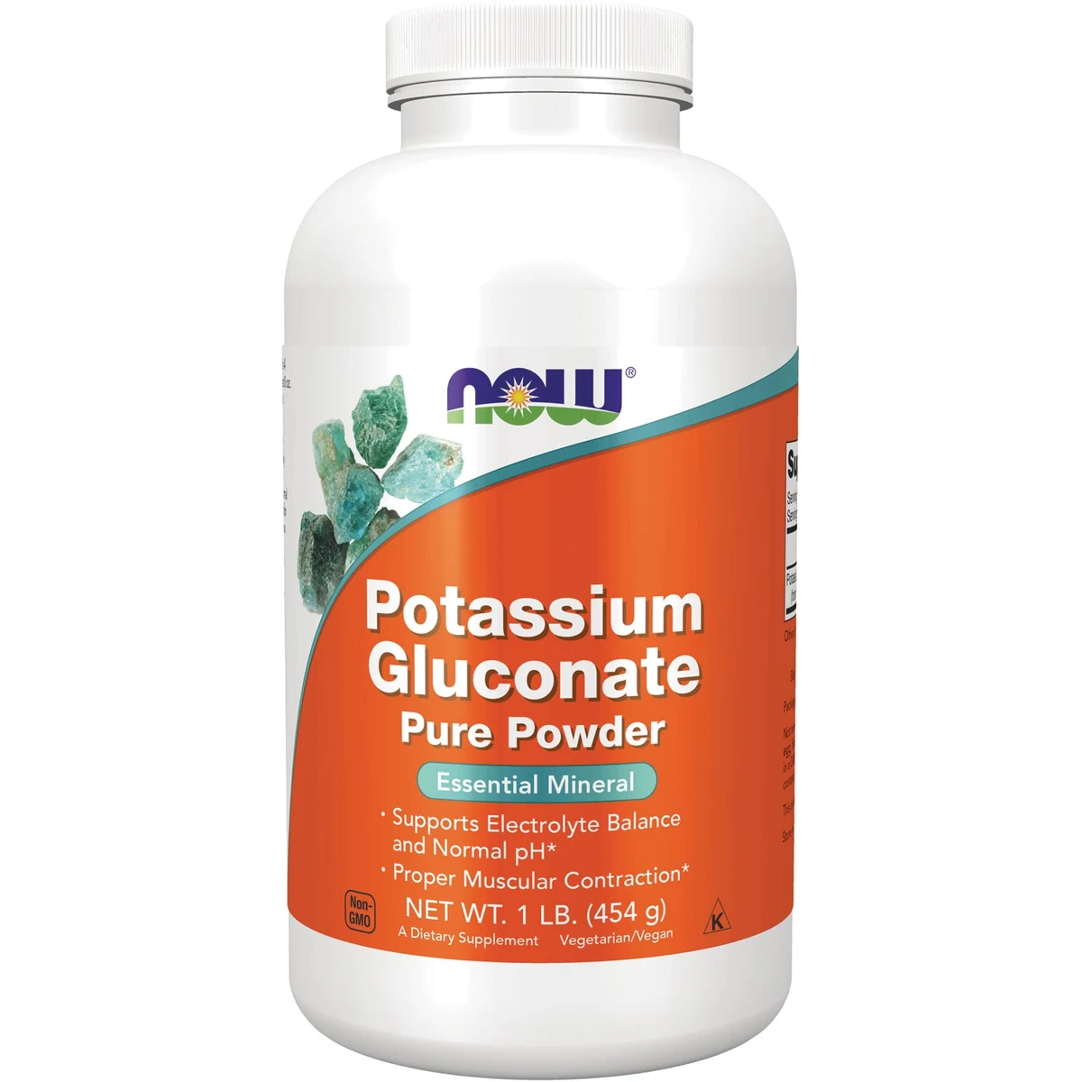 NOW Foods Potassium Gluconate Pure Powder
