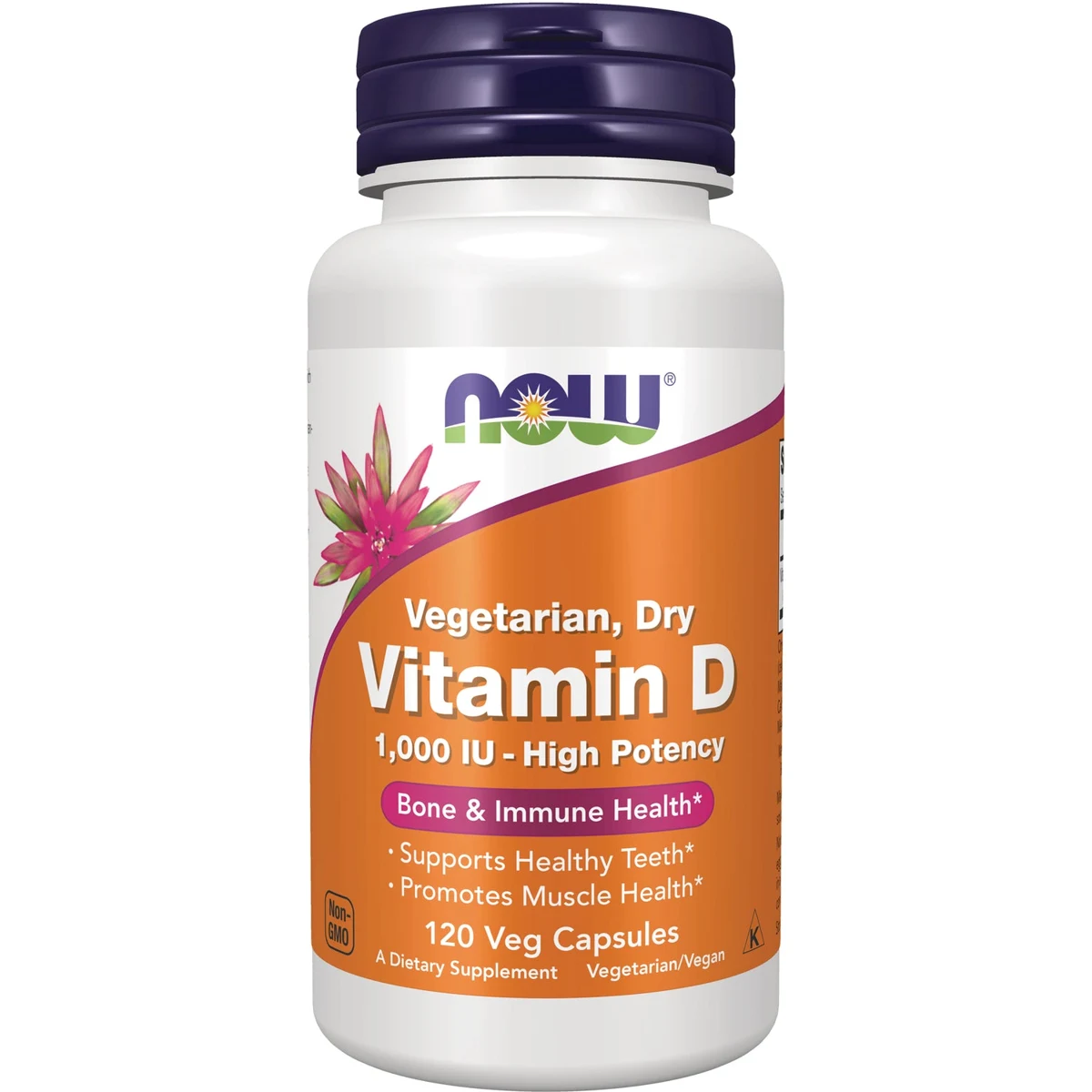 NOW Foods Vegetarian, Dry Vitamin D - High Potency