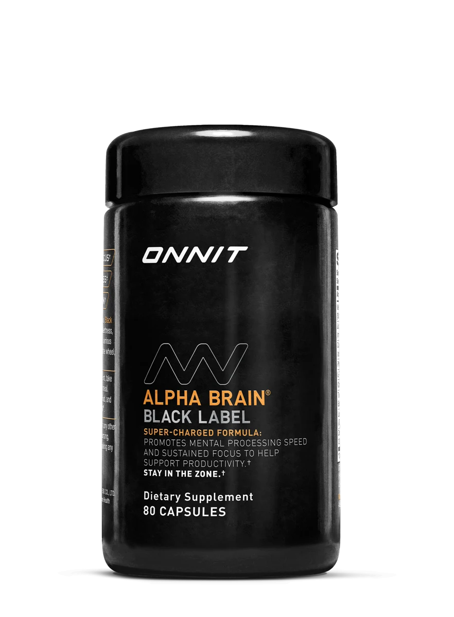 Onnit Alpha BRAIN Black Label (80 ct)