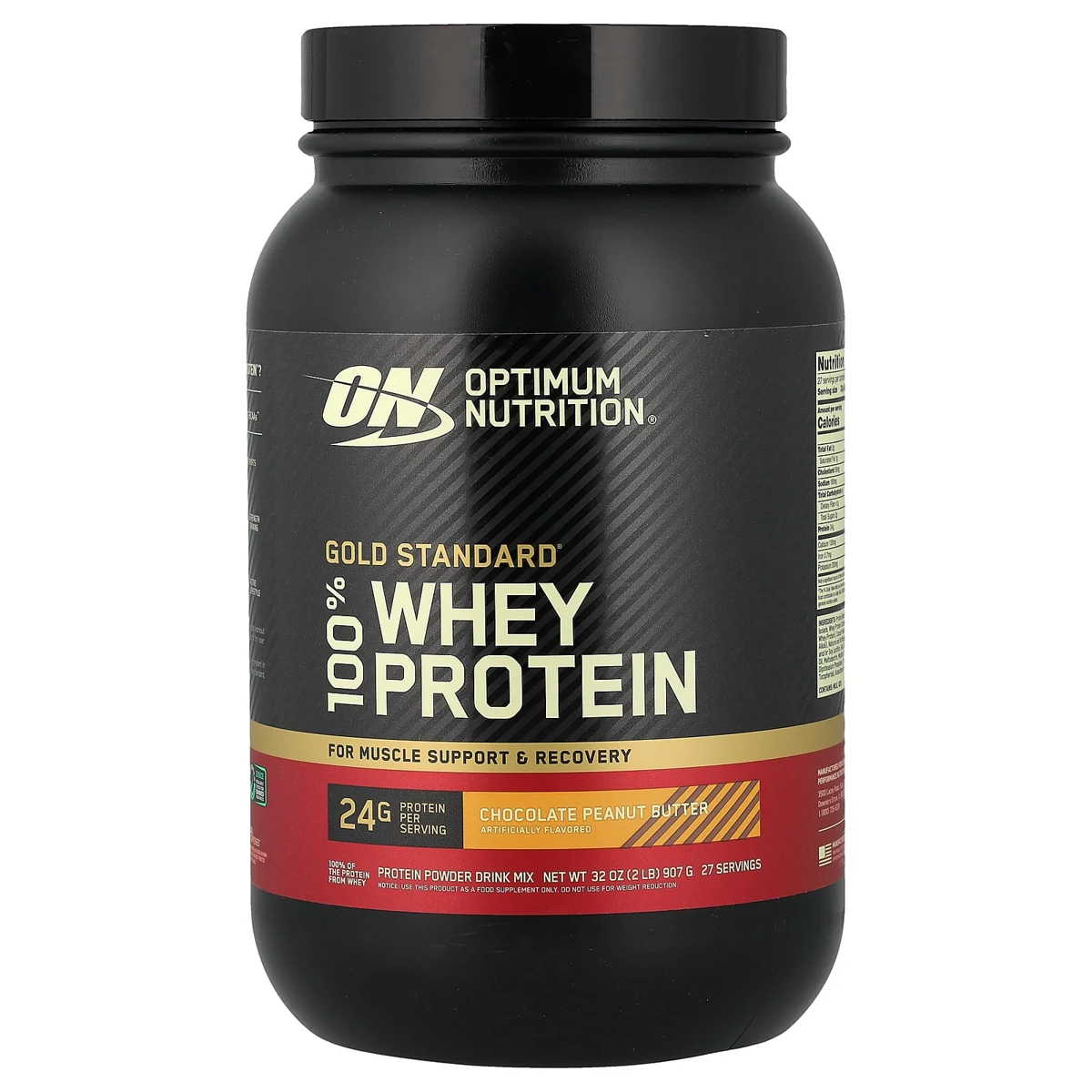 Optimum Nutrition Gold Standard 100% Whey, Chocolate Peanut Butter