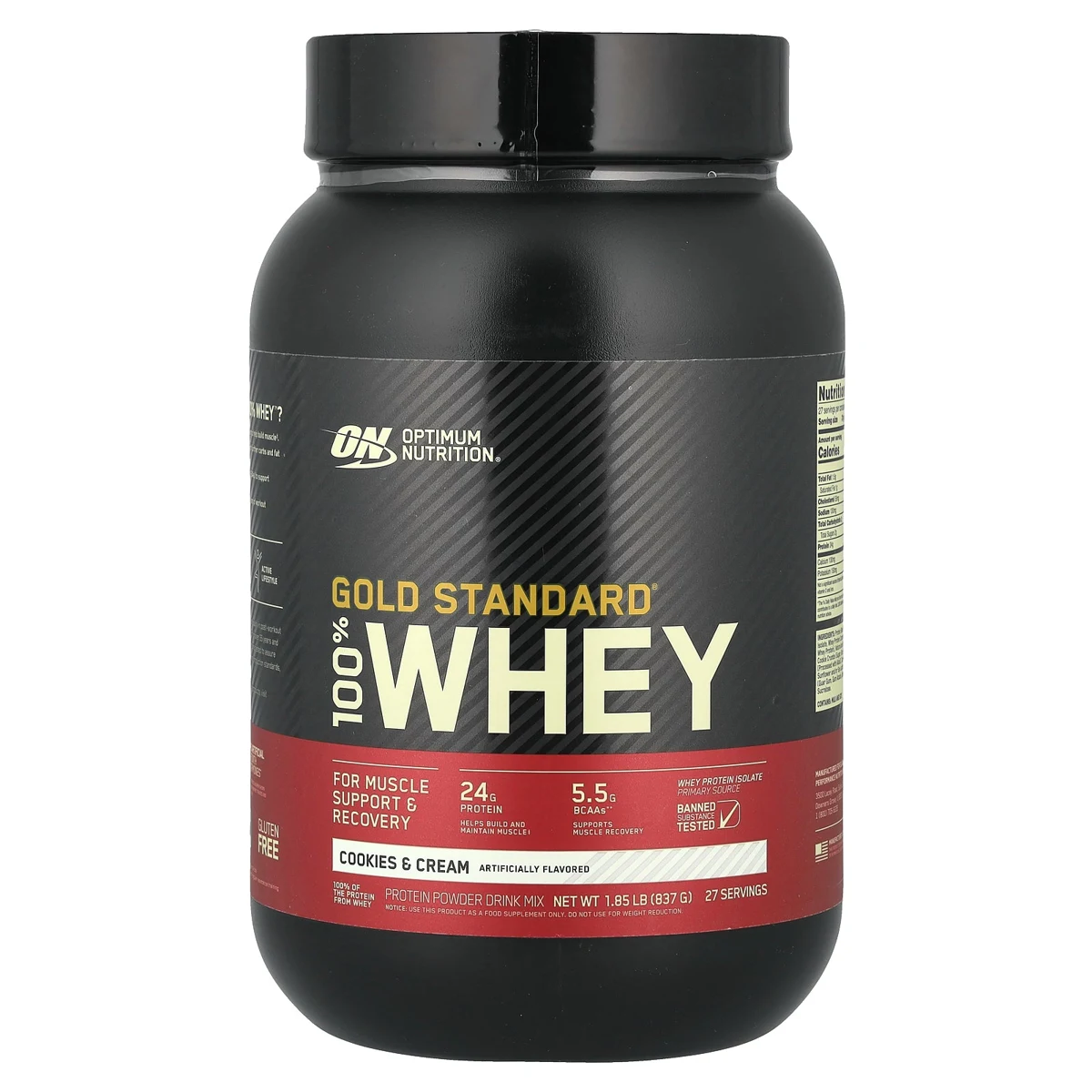 Optimum Nutrition Gold Standard 100% Whey, Cookies & Cream