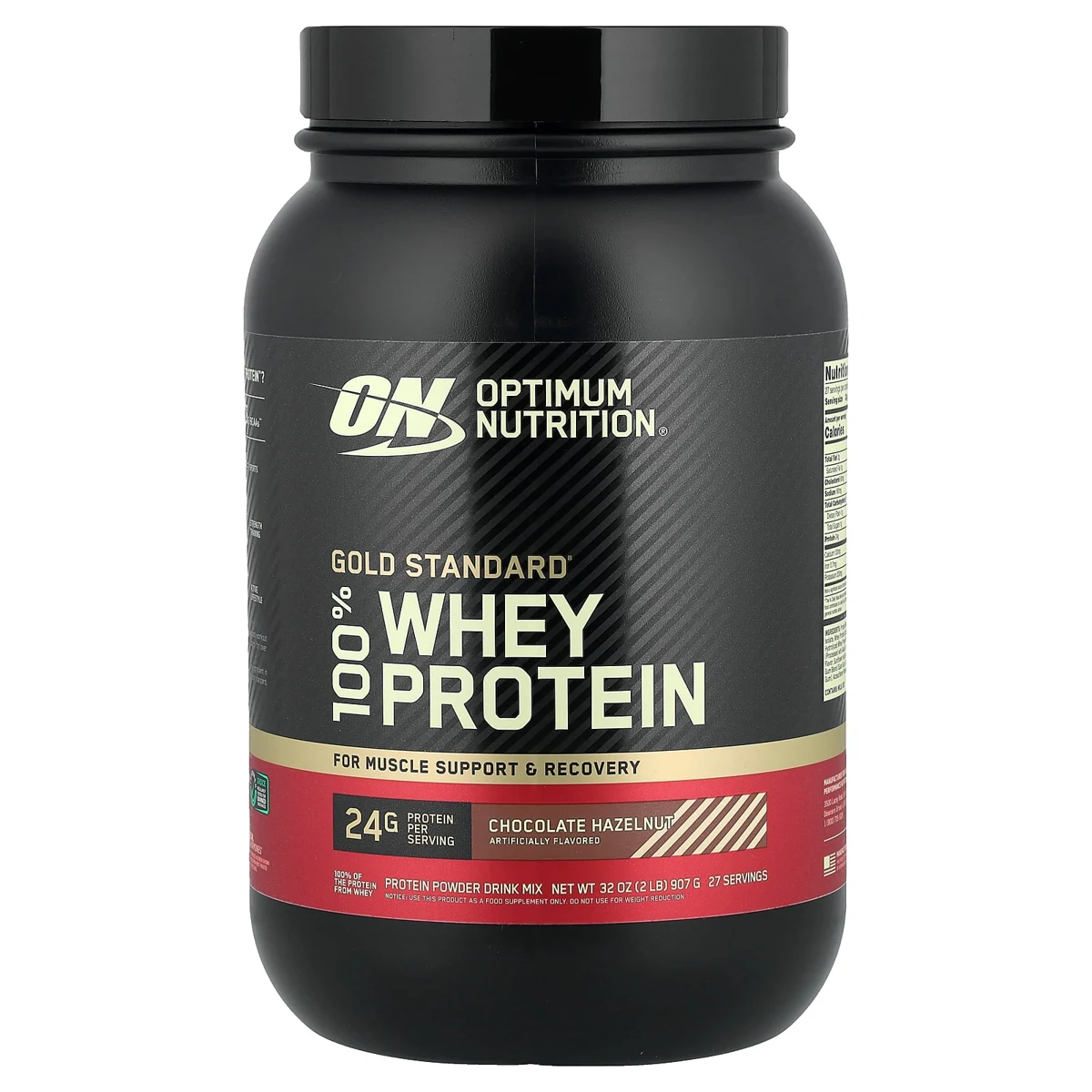 Optimum Nutrition Gold Standard 100% Whey Protein, Chocolate Hazelnut