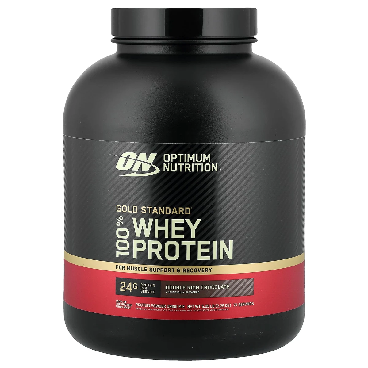 Optimum Nutrition Gold Standard 100% Whey Protein, Double Rich Chocolate
