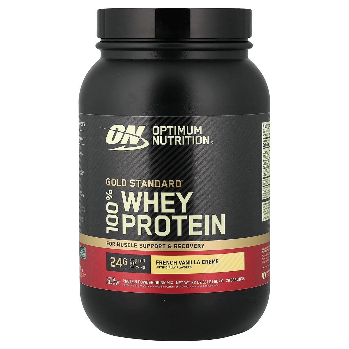 Optimum Nutrition Gold Standard 100% Whey Protein, French Vanilla Creme