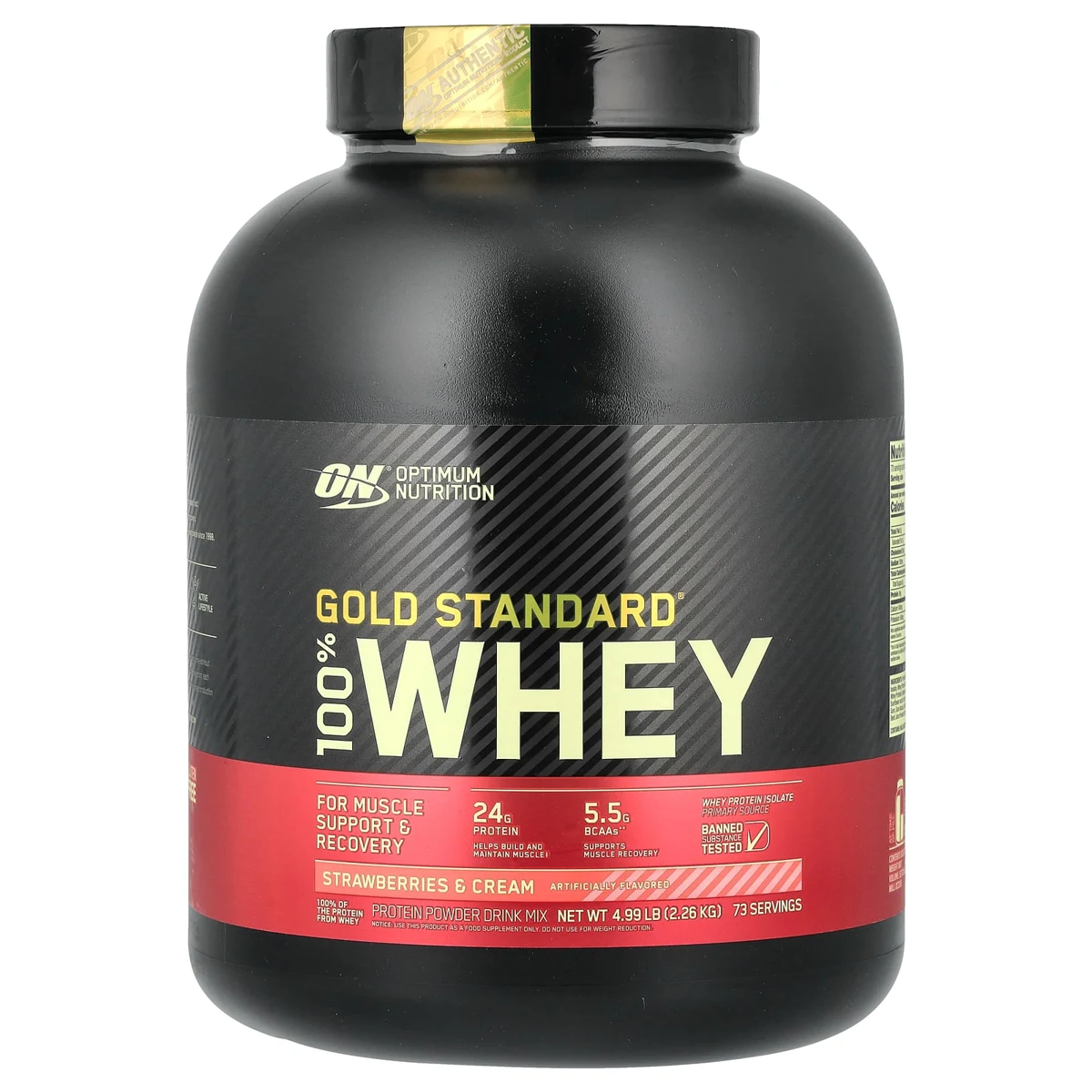 Optimum Nutrition Gold Standard 100% Whey, Strawberries & Cream