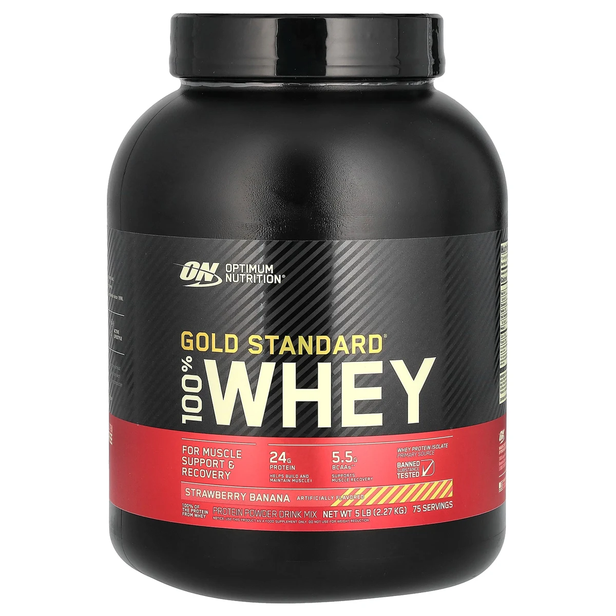 Optimum Nutrition Gold Standard 100% Whey, Strawberry Banana