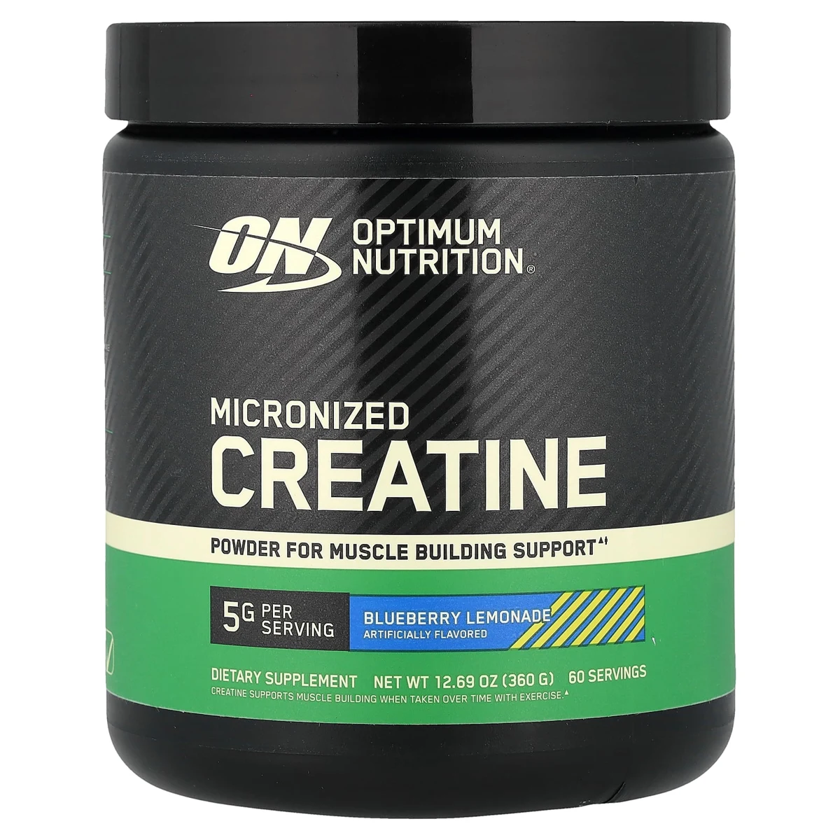 Optimum Nutrition Micronized Creatine Powder, Blueberry Lemonade