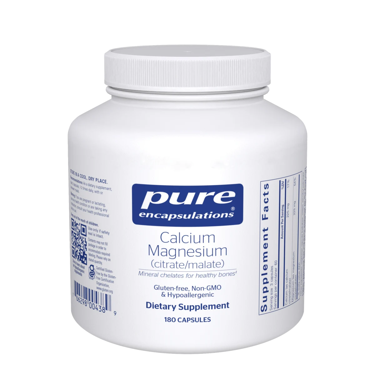 Pure Encapsulations Calcium Magnesium (citrate/malate)