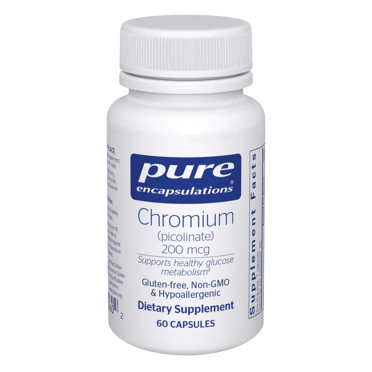 Pure Encapsulations Chromium (picolinate) 200 mcg