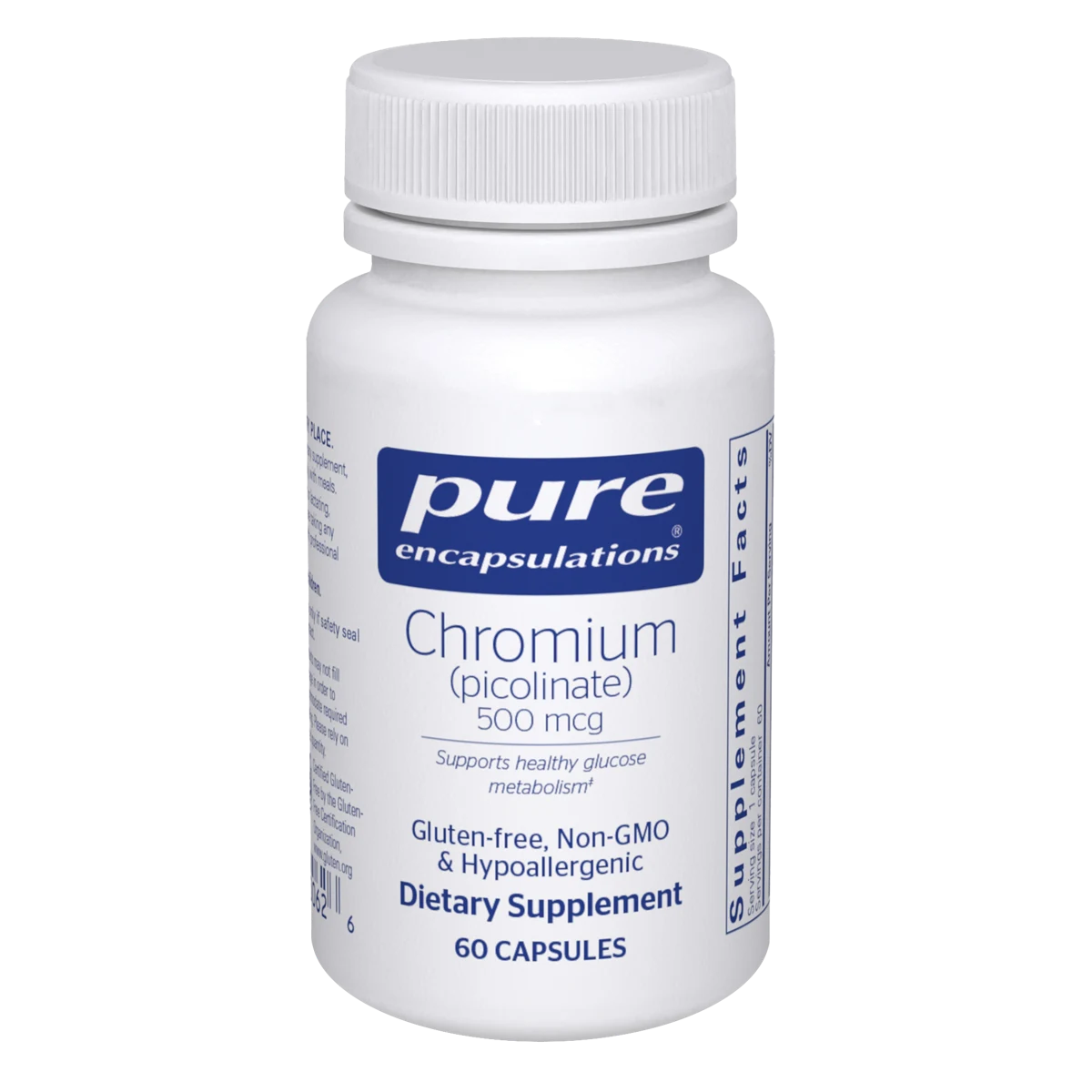 Pure Encapsulations Chromium (picolinate) 500 mcg