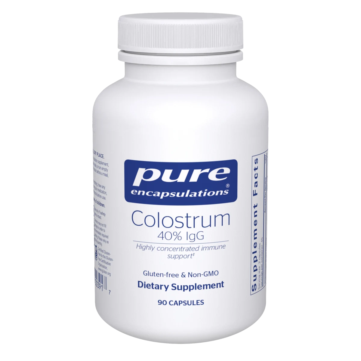 Pure Encapsulations Colostrum 40% IgG