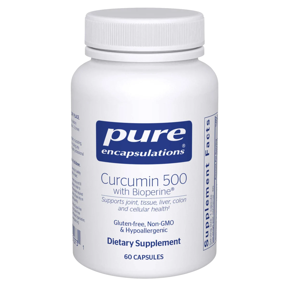 Pure Encapsulations Curcumin 500 with Bioperine