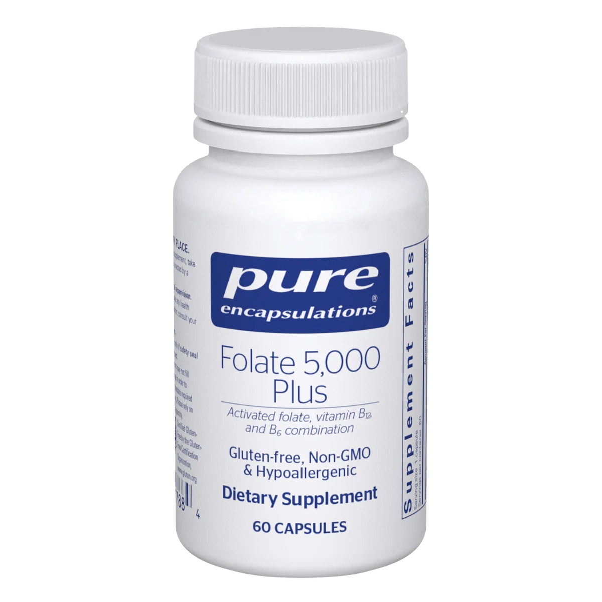 Pure Encapsulations Folate 5,000 Plus