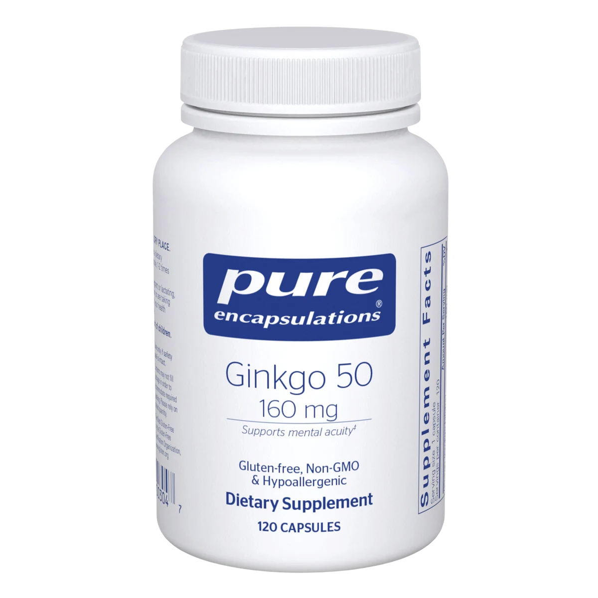 Pure Encapsulations Ginkgo 50 160 mg