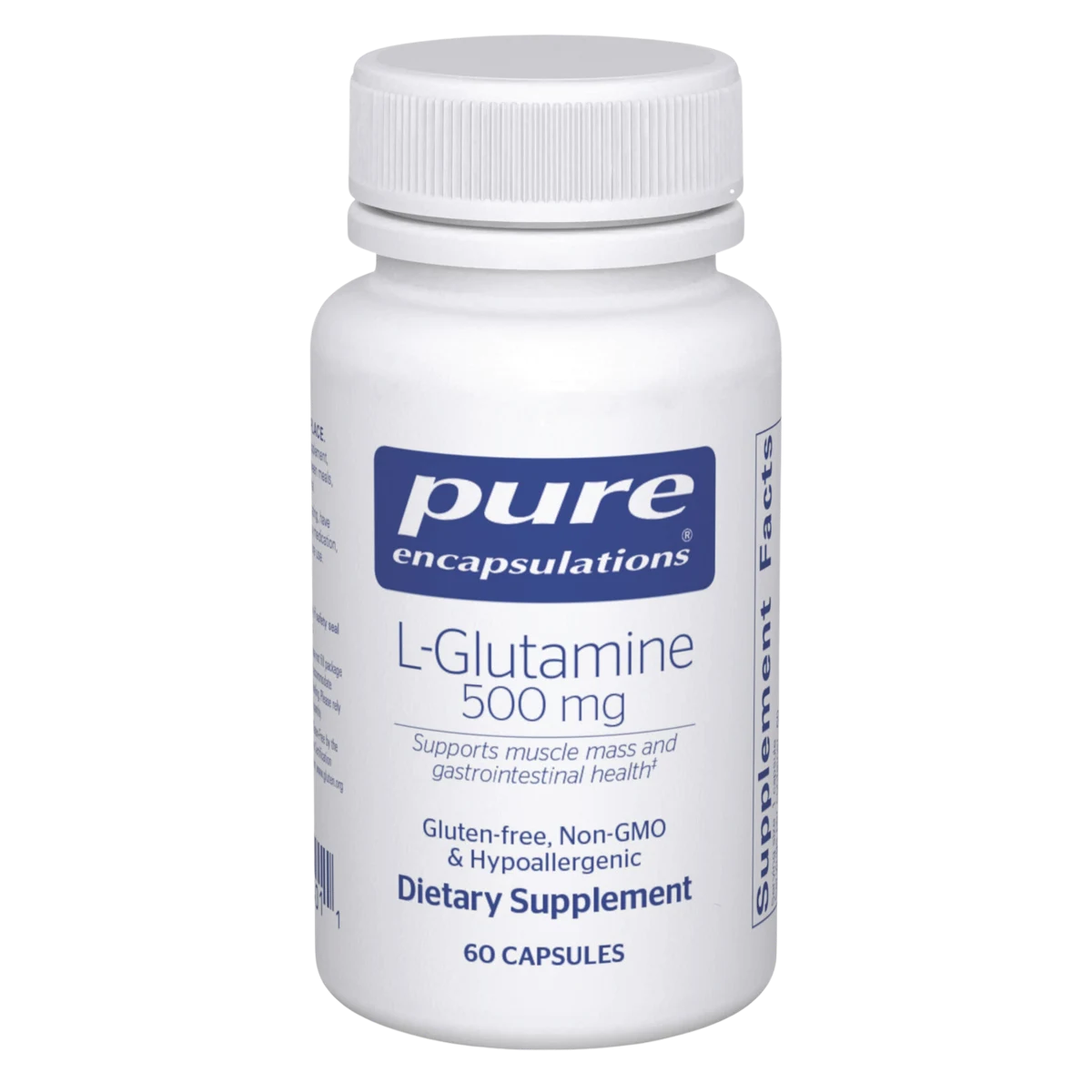 Pure Encapsulations L-Glutamine 500 mg