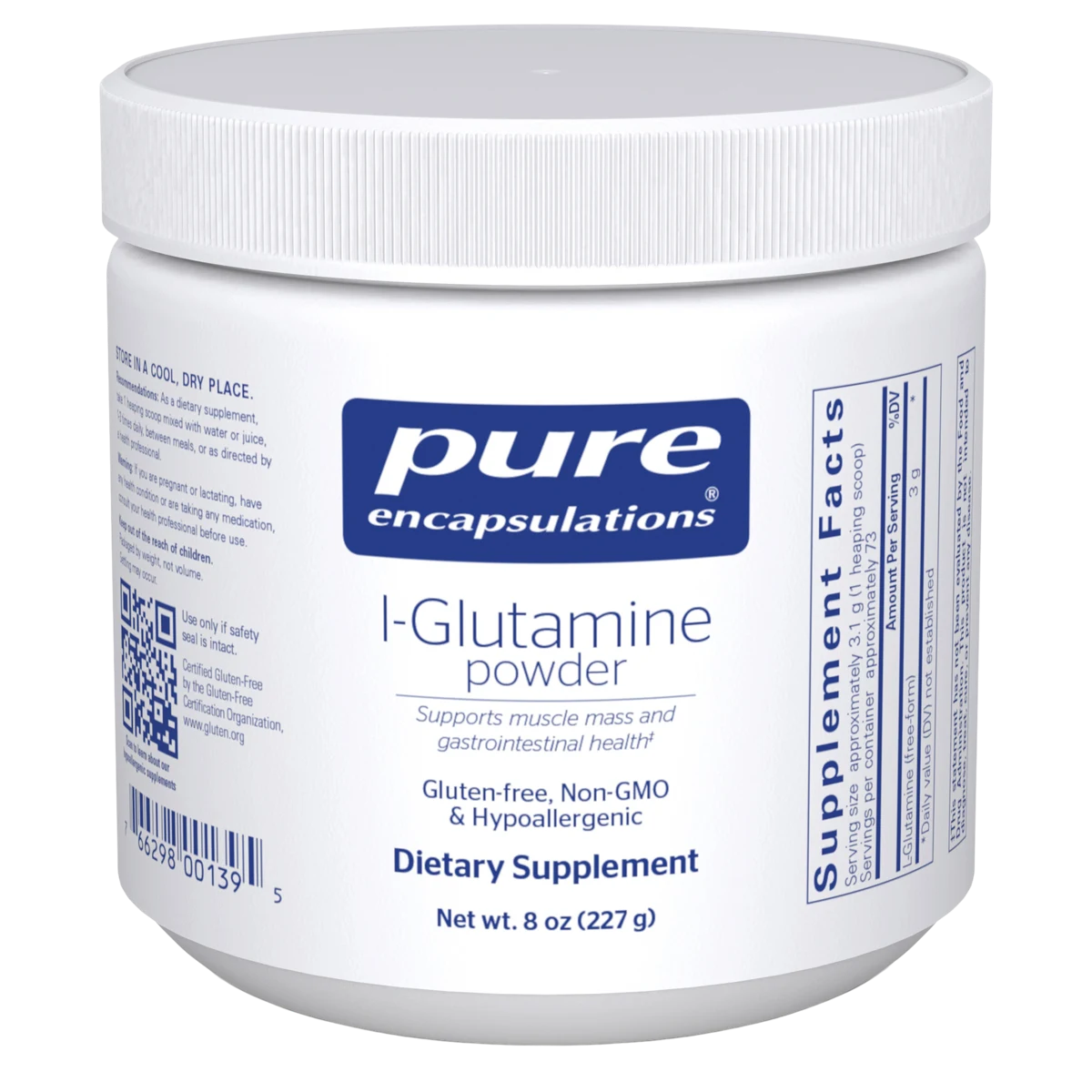 Pure Encapsulations L-Glutamine powder
