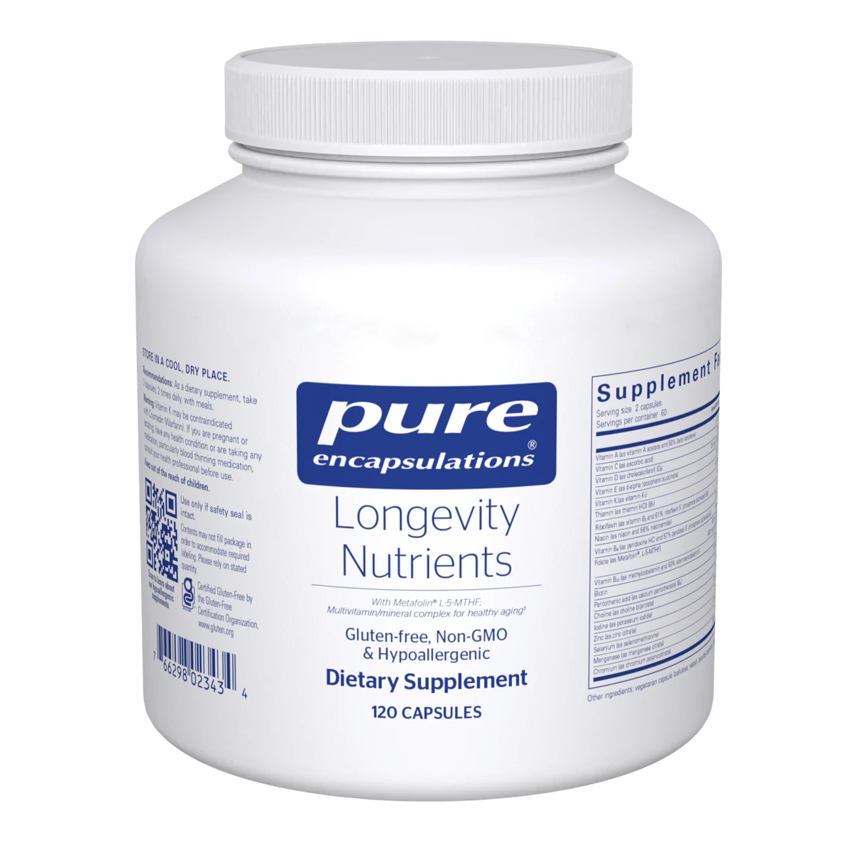 Pure Encapsulations Longevity Nutrients