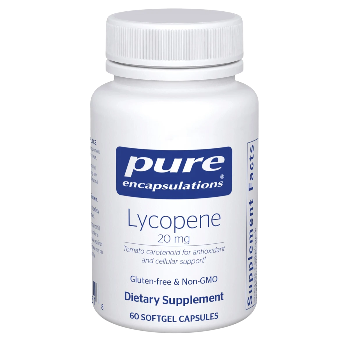 Pure Encapsulations Lycopene 20 mg