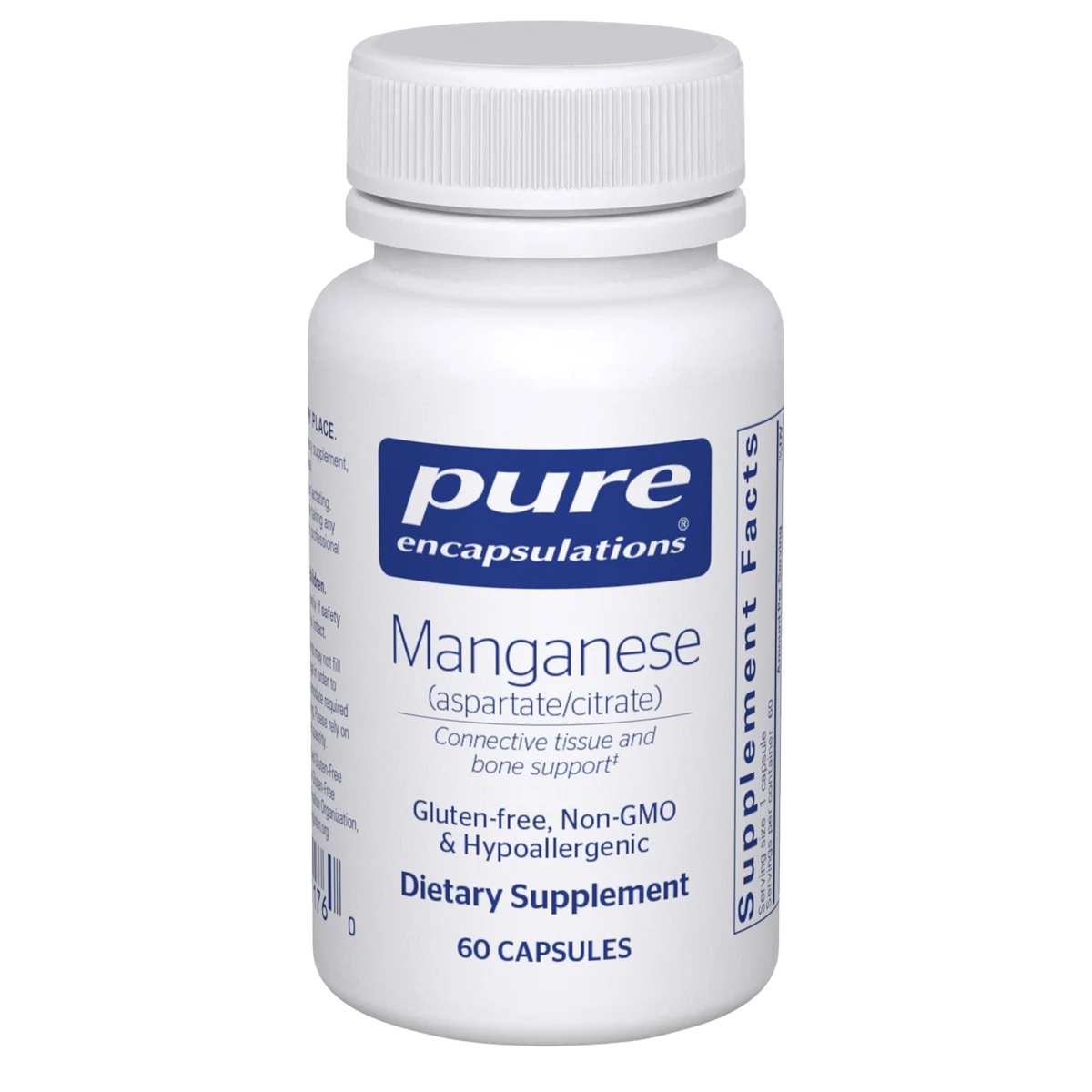 Pure Encapsulations Manganese (aspartate/citrate)