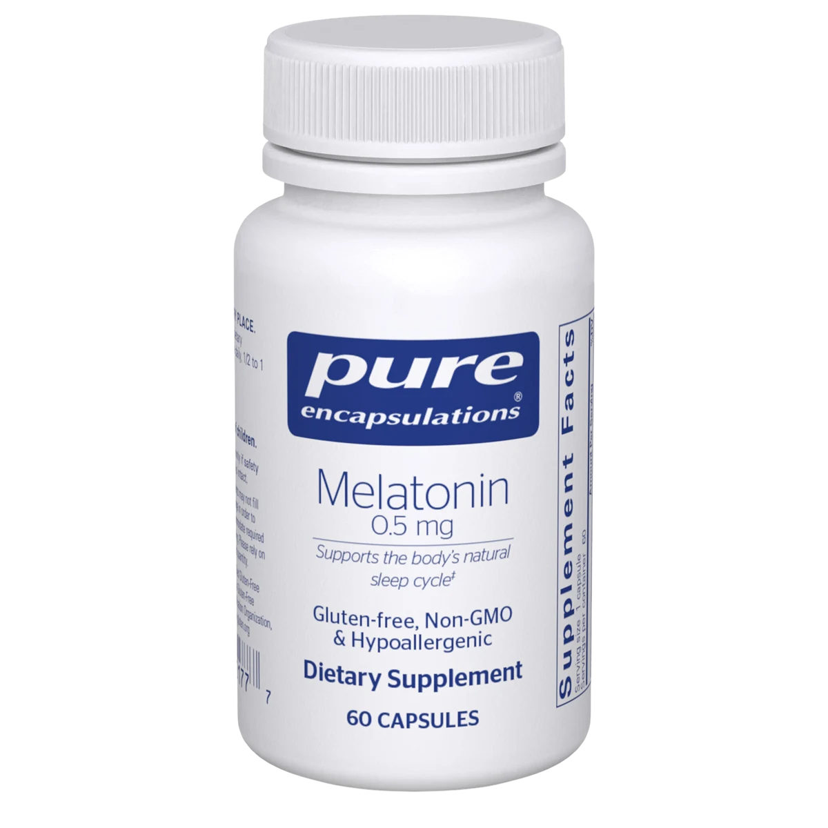 Pure Encapsulations Melatonin 0.5 mg