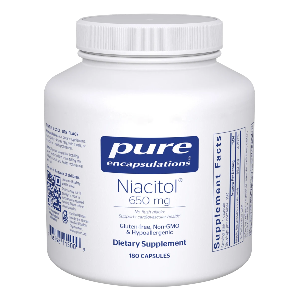 Pure Encapsulations Niacitol 650 mg