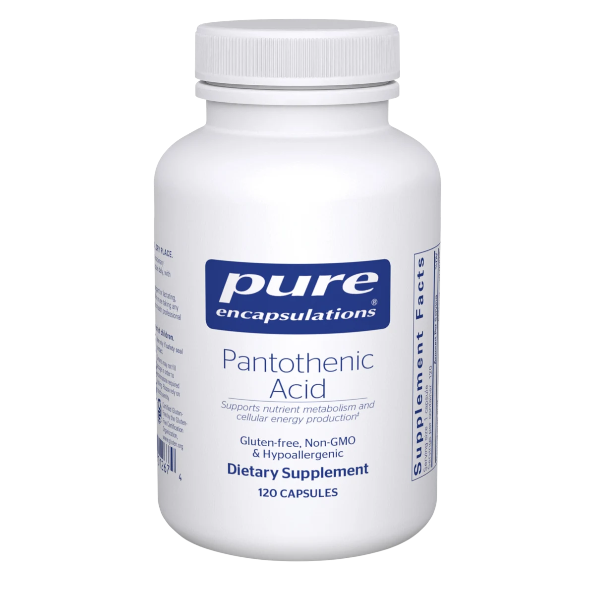 Pure Encapsulations Pantothenic Acid