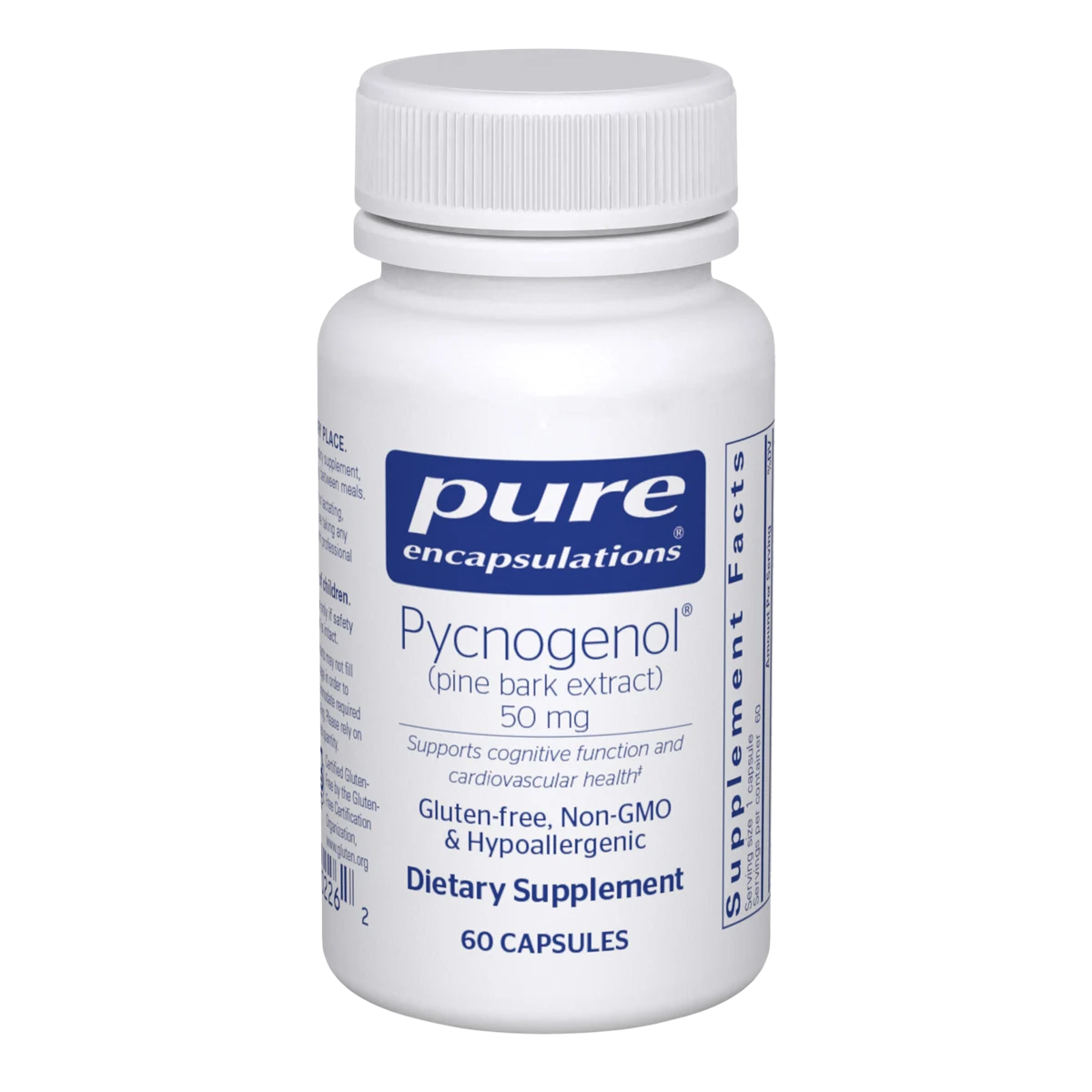 Pure Encapsulations Pycnogenol (pine bark extract) 50 mg