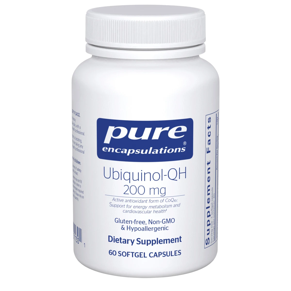 Pure Encapsulations Ubiquinol-QH 200 mg