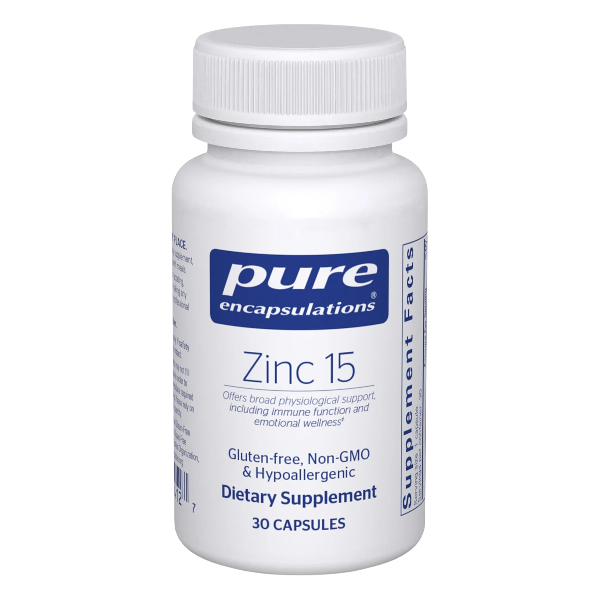 Pure Encapsulations Zinc 15