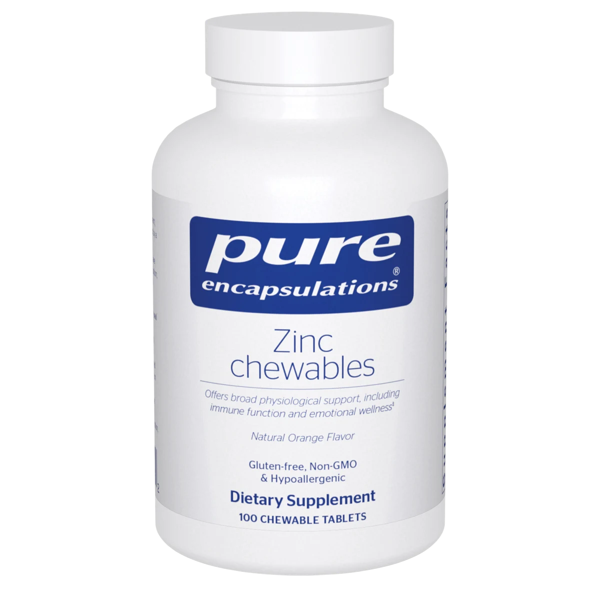 Pure Encapsulations Zinc chewables