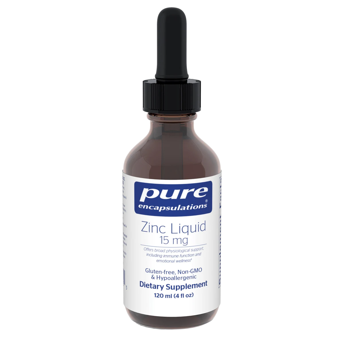 Pure Encapsulations Zinc Liquid 15 mg
