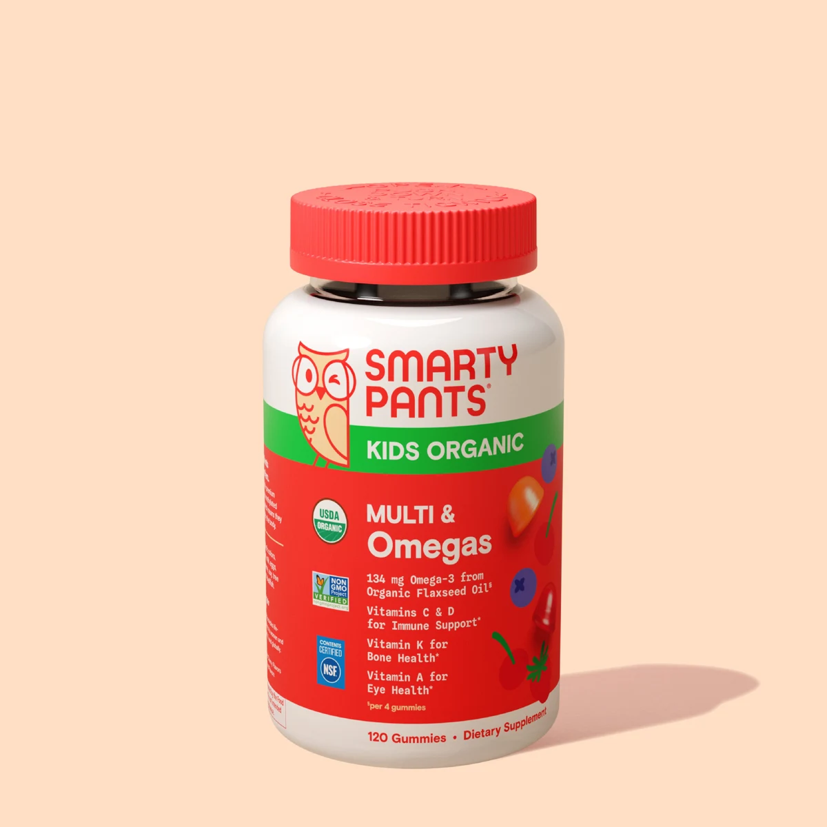 SmartyPants Kids Organic Multi & Omegas