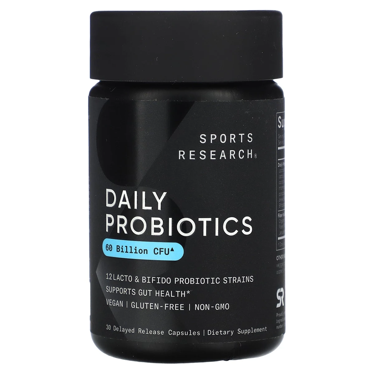 Sports Research Daily Probiotics, 60 Billion CFU, 30 Delayed Release Capsules