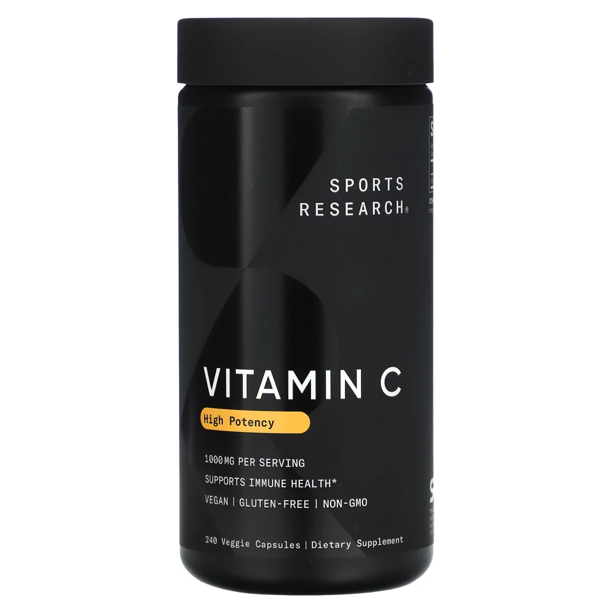 Sports Research High Potency Vitamin C Capsules, 1,000 mg