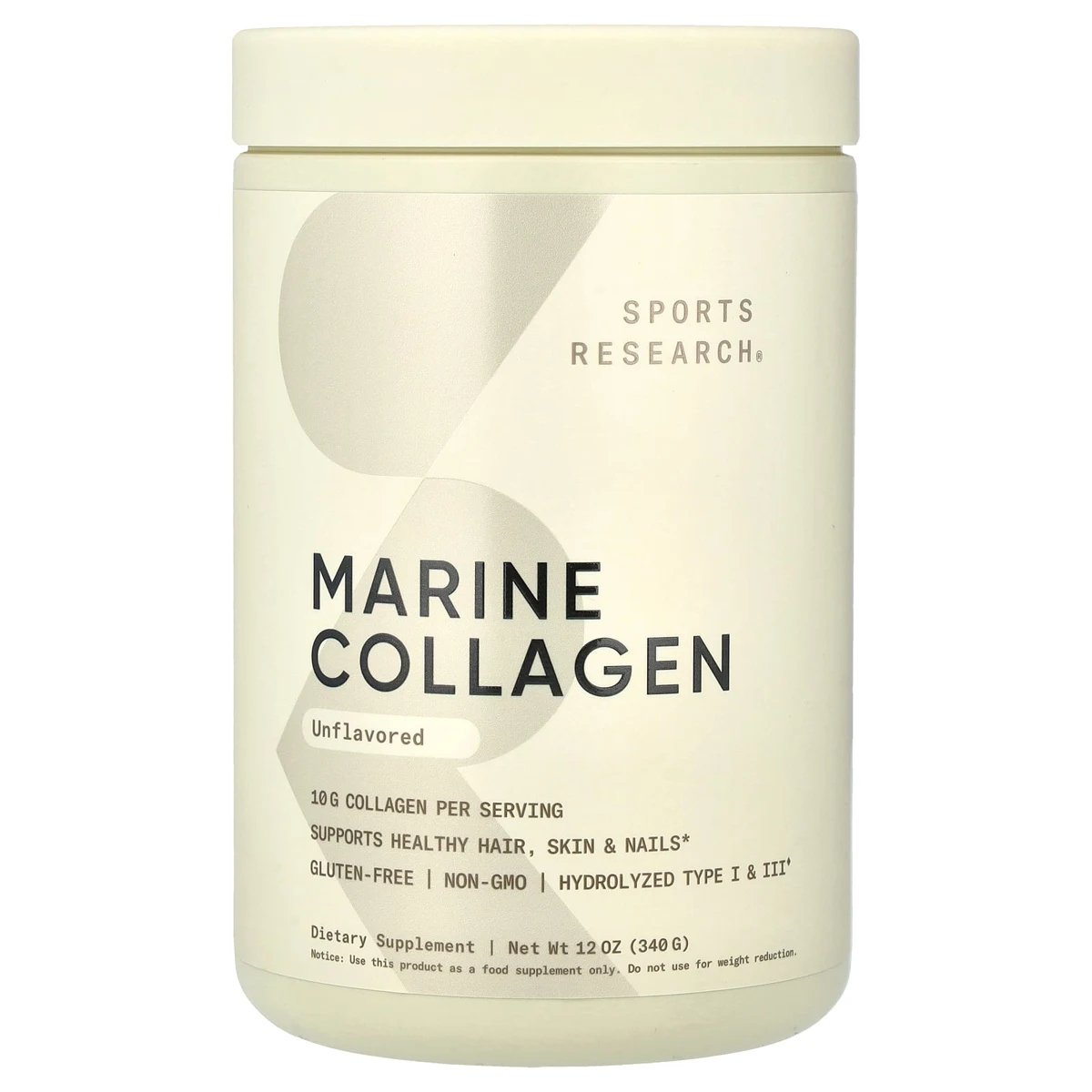 Sports Research Marine Collagen, Unflavored