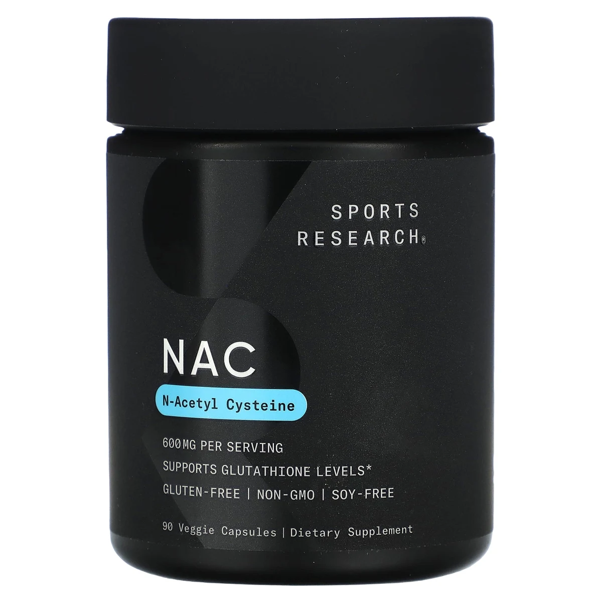 Sports Research NAC Capsules, N-Acetyl-Cysteine, 600 mg